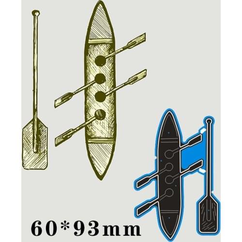 60*93mm Racing Boat Cutting Metal Dies for 2020 New Stencils DIY Scrapbooking Paper Cards Craft Making New Craft Decoration