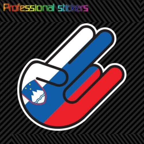 Slovenian Shocker Sticker Die Cut Decal Self Adhesive Vinyl Slovenia SVN SI Stickers for Motos, Cars, Laptops, Phone