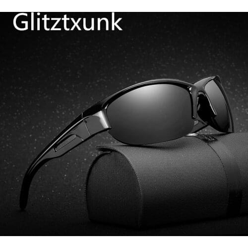 Glitztxunk New Luxury Polarized Sunglasses Mens Driving Shades Male Sun Glasses Vintage Driving Classic Sun Glasses Men Goggles