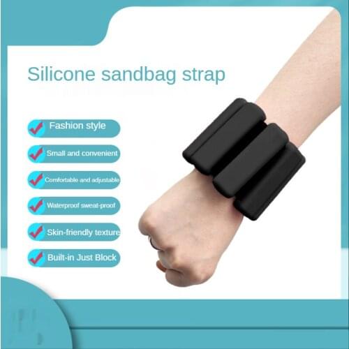 Sport Weight-bearing Bracelet Fitness Gravity Wrist Dance Running Weight-bearing Iron Sandbag Leggings Fitness Accessorie 450gX2