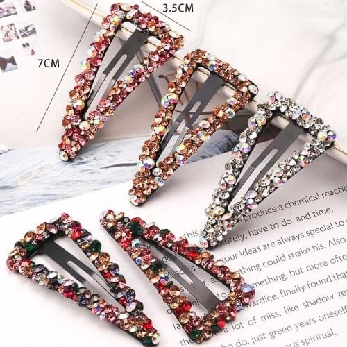 Rhinestone Hairclip Hairpin Women Girls Hair Clip Pin Barrettes Accessories Hairclip Hairgrip Headdress hair pins for women