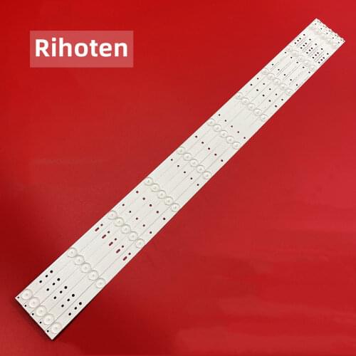 New Kit 5 PCS 10LED(3V) 843.5mm LED backlight strip for 43PFT4131 43PFS5301 GJ-2K15-430-D510 GJ-2K16-430-D510-V4 01Q58-A