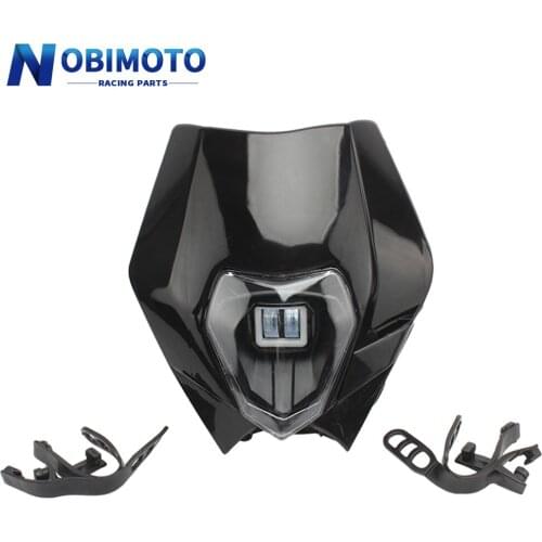 Supermoto LED Headlight Headlamp Head light For XC XCF XCW XCFW EXC EXCF SX SXF 125 150 250 300 350 450 530 MX Dirt Bike Enduro