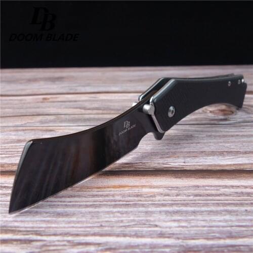 7.9" FH11 60-61HRC Knives D2 Blade G10 Handle Tactical Bearing Flipper Folding Outdoor Survival Camping Hunt EDC Tool Kitchen