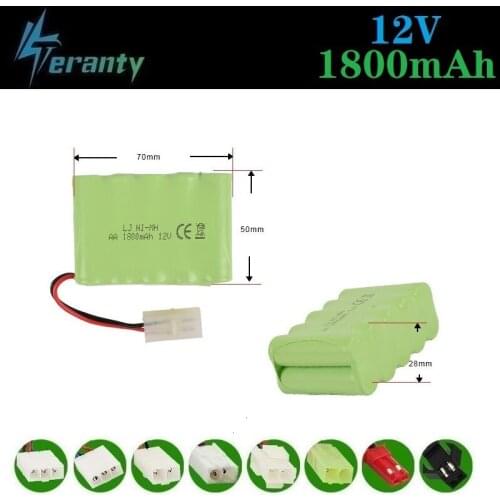 X Model ) 12v 1800mah NiMH Battery For Rc toys Car Tanks Trains Robot Boat Gun Ni-MH AA 1000mah 12v Rechargeable Battery