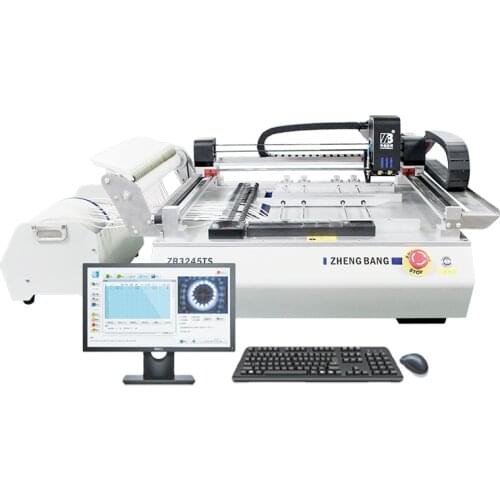 ZB3245TS led pick and place machine with CCD High-definition camera/PCB Pick Place Machine