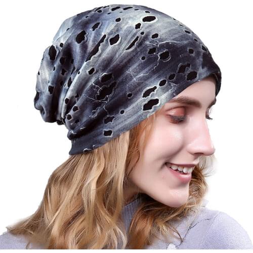 Women Casual Ripped Denim Cap No-Brim Hat Relaxed Breathable Soft Windproof Bucket Round Hat Outdoor Adult New Grey Hats