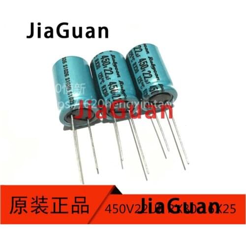 20PCS NEW RUBYCON RX30 450V22UF 16X25MM Electrolytic Capacitor rx30 22uF/450V 125 degrees 22UF 450V