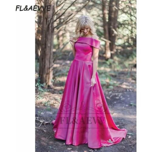 2021 Rose Evening Dress Mermaid Off-The-Shoulder Floor Length Lace Up Evening Prom Party Gowns
