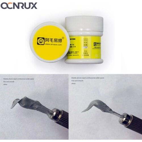 Amaoe Solder Flux Paste Melting Point 138 183 Degree Lead-free Low High Temperature for Mainboard Tin PCB/BGA SMD Reballing