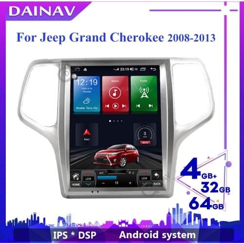 Android Car GPS Navigation Video Multimedia Player For Jeep Grand Cherokee 2008-2021 Radio Car Audio Tape Recorder