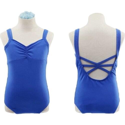 Kids Girls Ballet Camisole Leotard Clothes Children Cotton Camisole Dress Leotard for Dance, Gymnastics Performance Costume