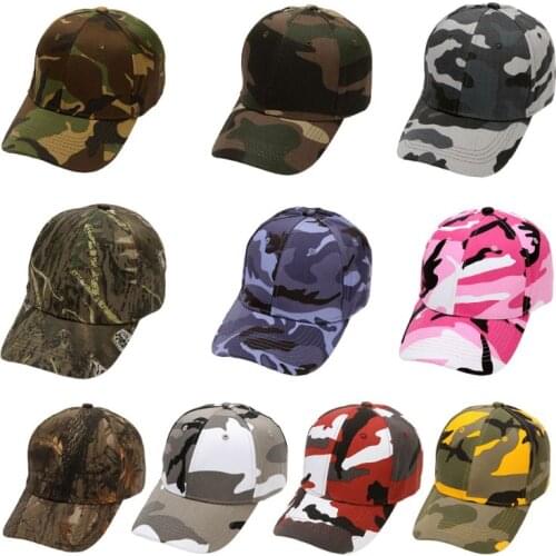 Unisex Outdoor Hiking Travel Baseball Cap Camouflage Adjustable Snapback Hat