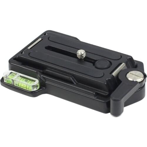 Aluminum Alloy QRA-635L Quick Release Plate Clamp Adapter Sliding Mount Plate for Tripod Monopod Ball Head DSLR Camera Camcorder