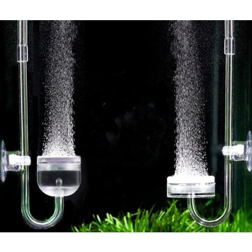 CO2 Diffuser aquarium creative aquatic CO2 equipment glass like acrylic CO2 refiner bubble show fish tank Plant Fresh Sea Water