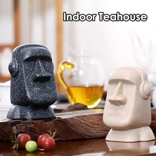 R199 Bluetooth-compatible Speaker Giant Statue Desk Decor Mini High-fidelity Sound Box with TF Card Slot for Outdoor Garden