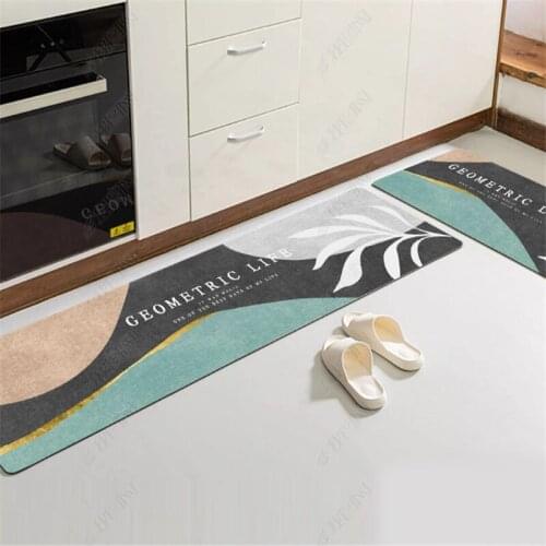 Geometry Modern Kitchen Rug Rugs Floor Mat Carpet For Living Room Doormat 001