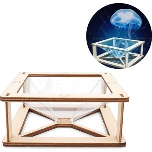 Hologram Watch 3D Hologram Smartphone Holographic Display Stands Projector Compatible with Smart Mobile Phone