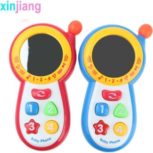 Baby Learning Study Musical Cell Phone Shape Toy Musical Instrument For Kids Phones Learning Educational Toy For Toddler