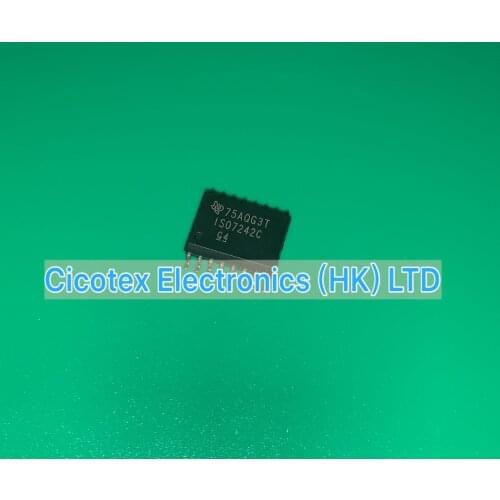 5pcs/lot ISO7242CDWR SOP16 ISO7242C DWR DGTL ISO 2.5KV GEN PURP 16SOIC ISO7242CDWT ISO7242 CDWR ISO 7242CDWR IS07242C