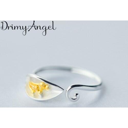 New Arrivals Vintage Flower Rings For Women Large Adjustable Size Finger Ring Fashion Jewelry