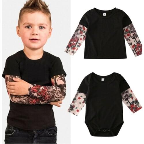 Focusnorm 0-7 Years Toddler Newborn Infant Baby Girl Boys Family Matching Clothing Shirt Clothes Set Romper Jumpsuit Bodysuit