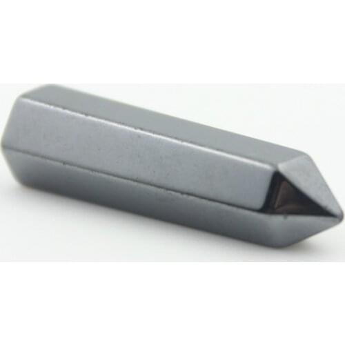 Hot sale fashion hematite bullet pendant accessories diy accessories HP1051