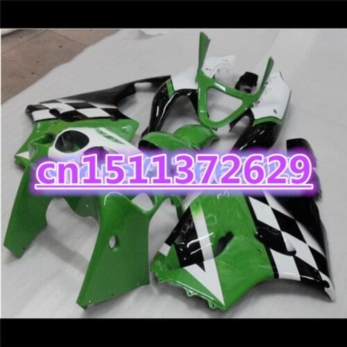 Green white black Fairing For KAWASAKI NINJA ZX7R 96-03 ZX 7R 96 97 98 99 00 01 02 03 ABS Fairings ZX 7R 1996-2003 body work