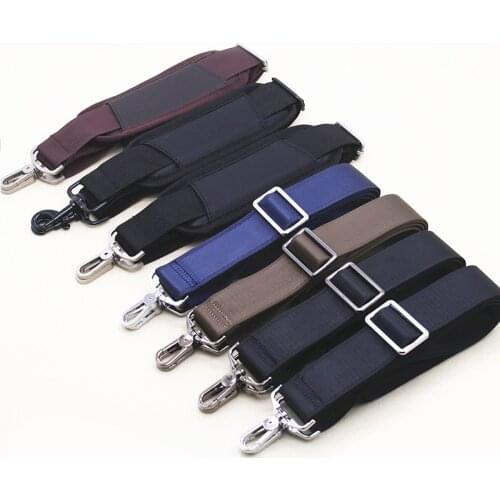 Solid Men Bag Strap Women Shoulder Crossbody Bag Belt Adjustable Wide Strap Bag Part Accessories Female Messenger Bag Strap