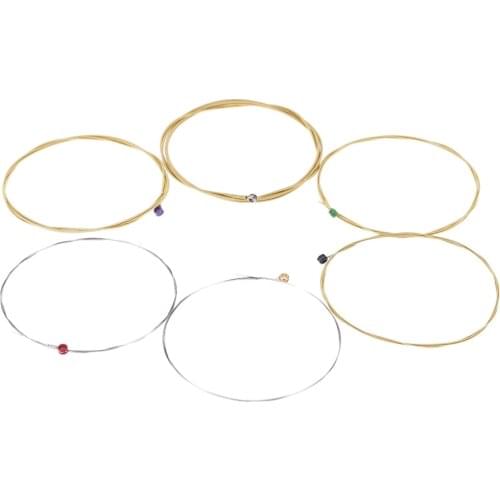 Orphee TX640 guitar string 6pcs Acoustic Folk Guitar String Set (.012-.053) Phosphor Bronze Medium Tension guitar string