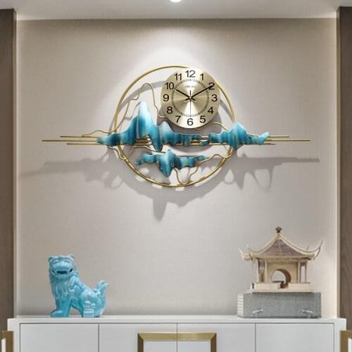 Modern Design Wall Clock Electronic Decor Art Large Wall Clock Living Room Creative Gold Large Relogio De Parede Home Decoration