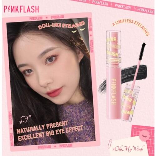 Curling Mascara Fine Fiber Cosmetic Natural Curling Thick Eyelash Extension Waterproof Lasting Slim Brush Mascara Makeup TSLM2