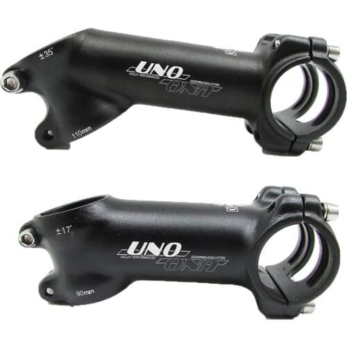 UNO Stem Bike Stem MTB Road Bicycle Stem Riser 31.8 Angle 17/35*70/80/90/100/110/120/130mm Bicicleta potencia