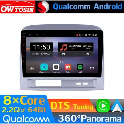 Qualcomm 8Core Android Car Media For Toyota Vios XP40 2003-2007 GPS 360 Panoramic Radio CarPlay HIFI 4G LTE WiFi Optical HDMI