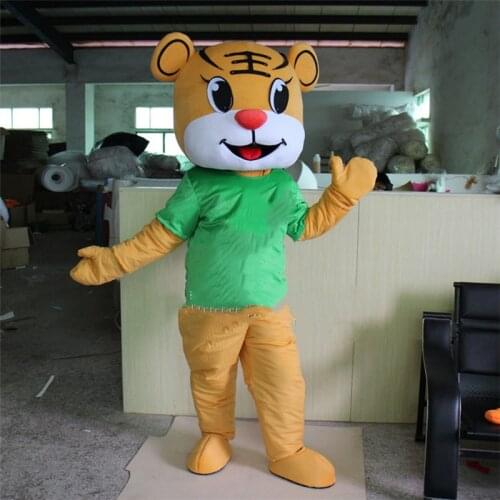 Tiger Mascot Costume Suit Cosplay Party Game Animal Fancy Dress Outfits Advertising Promotion Carnival Halloween Adult Christmas
