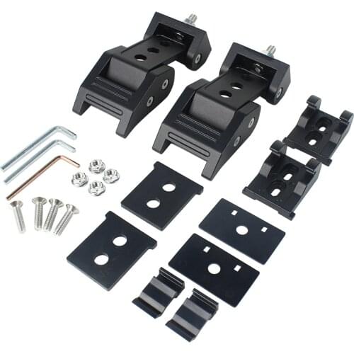 1 Pair Hood Latches Hood Lock Catch Stainless Steel Kit for Jeep Wrangler JK JKU 2007-2017