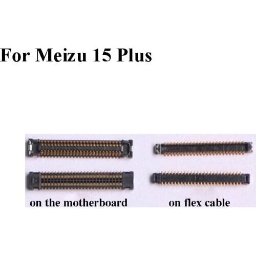 2PCS FPC connector Meizu15 Plus LCD display screen on Flex cable on mainboard motherboard ForMeizu 15 Plus 15plus replacement