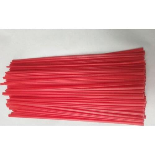 40PCS PP RED PP material plastic welding rod car/pipe/plastic sheet welding for plastic welder floor welding etc