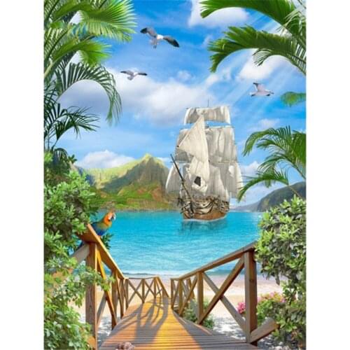 5d Diamond Painting Landscape Full Square/Round drill Diamond Embroidery Scenery Of Rhinestones Mosaic Pattern Home Decoration