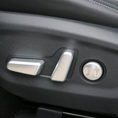 For Kia Sportage 4 2016 2017 2018 2019 2020 ABS Car Seat Adjustment Switch Knob Trim Covers Interior Moulding Accessories 5pcs