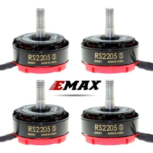 4pcs EMAX RS2205s 2300KV/2600KV Brushless Motor for FPV Racing Quadcopter