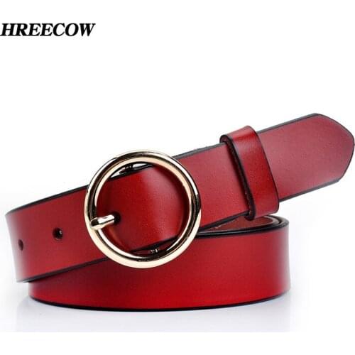 HREECOW Women's Metal Belts
