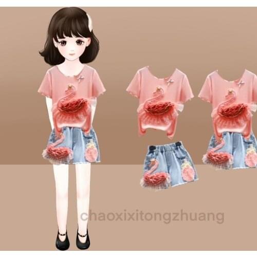 2021 Summer Girls Fashion Cute Jeans Shorts