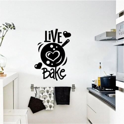 Cute kitchen Waterproof Wall Stickers Wall Art Decor For Kids Rooms Wall Art MURAL Drop Shipping
