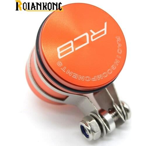 Motorcycle Rear Brake Fluid Reservoir Clutch Tank Oil Cup For RC8 RC 8 2008 2009 2010 2011 2012 2013 2014 2015 CNC Aluminum
