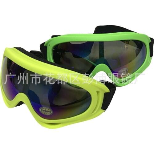 X400 Goggles Single-Layer Lens Skiing Glasses Mountaineering Dustproof Goggles Riding Motorcycle Protective Eyewear Experience