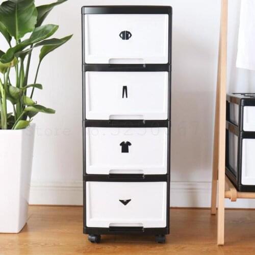 Plastic Receptacles, Clothes, Childrens Toys, Snacks, Transparent Finishing, Storage, Drawer-type Household Sundry