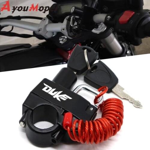 Anti-theft Helmet Lock Security For DUKE 125 DUKE200 DUKE250 DUKE 390 DUKE690 DUKE790 DUKE 250/390 Motorcycle Accessories