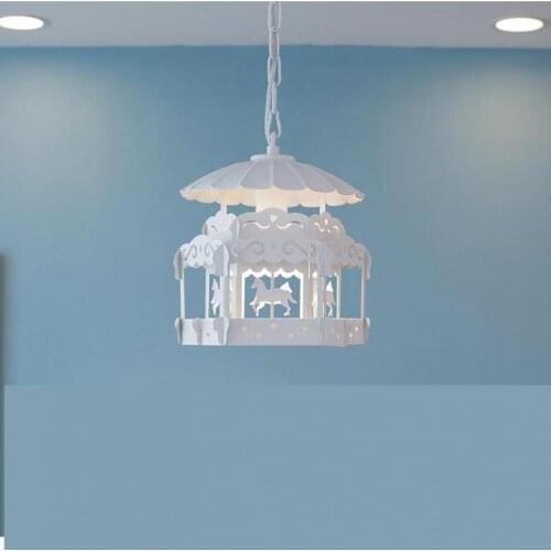 Kids Bedroom led Pendant lamp kids Lighting Playroom Vintage lodge Hanging Light Lustres For dining room lampada children lamp