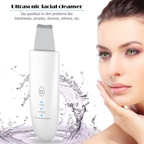 Ultrasonic Skin Scrubber Cleansing Blackhead Peeling Shovel Facial Pore Cleaner Clean Exfoliating Instrument Spot Cleaner
